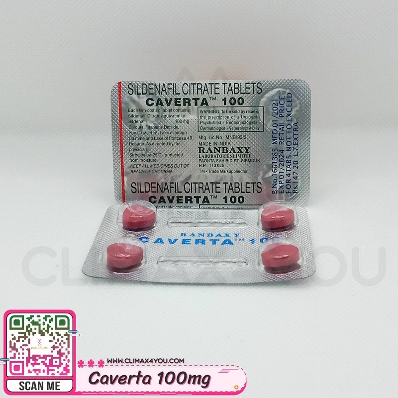 CAVERTA 100mg I คาเวอร์ต้า 100มก. - CLIMAX4YOU