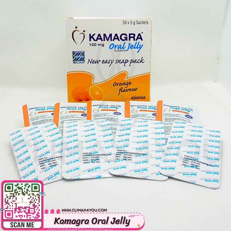 Kamagra Oral Jelly 100mg. I คามากร้า เจลลี่ 100mg. - CLIMAX4YOU
