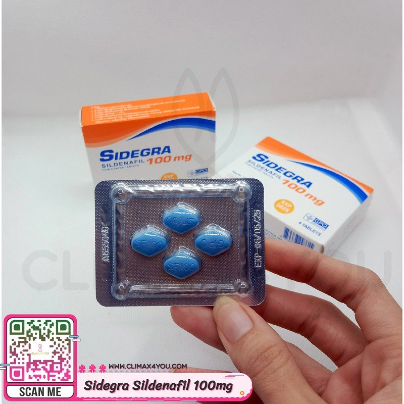 Sidegra 100mg-3-01 Sildenafil (ซิลเดนาฟิล) - สรรพคุณ, วิธีใช้, และผลข้างเคียง