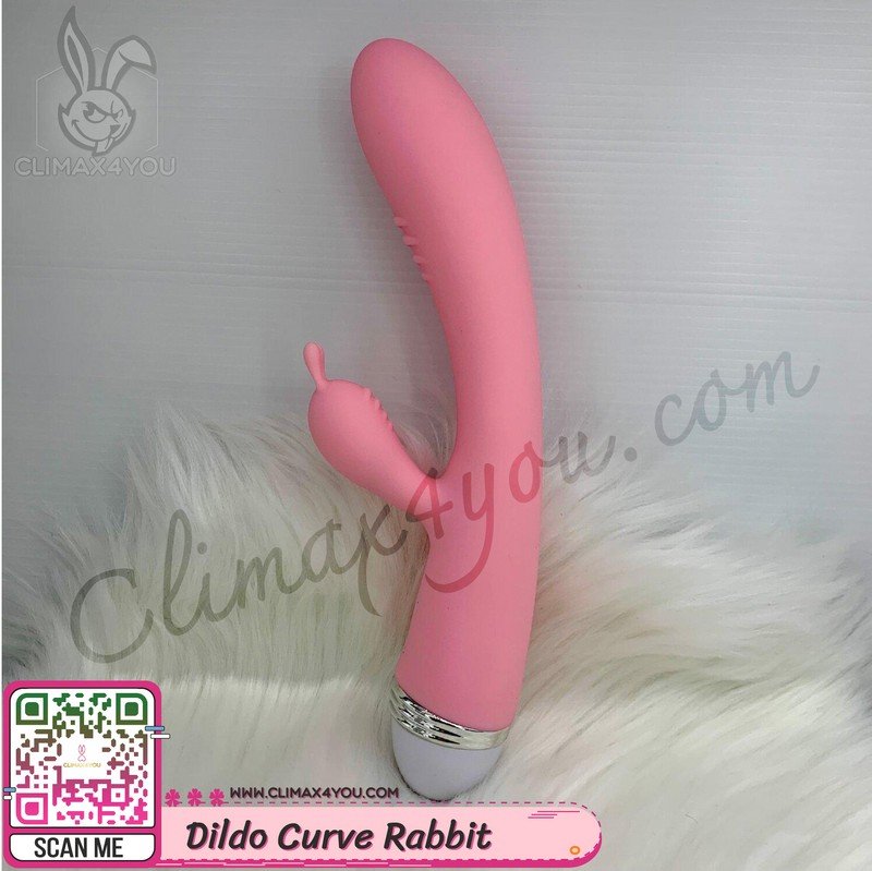Dildo Curve Rabbit (USB) I ดิลโด้กระต่ายทรงโค้ง